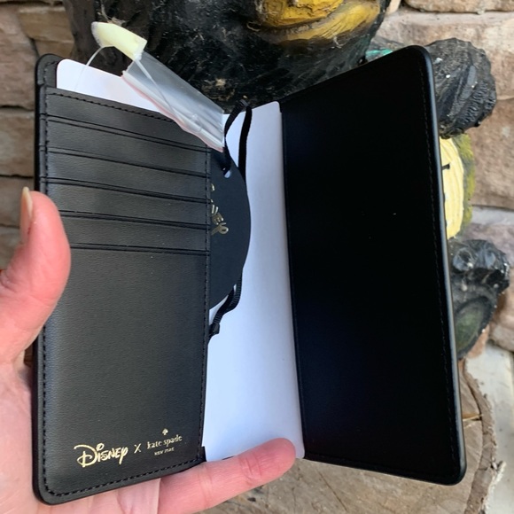 Authentic KATE SPADE Leather Disney beauty and the beast passport holder/cards - Picture 6 of 7